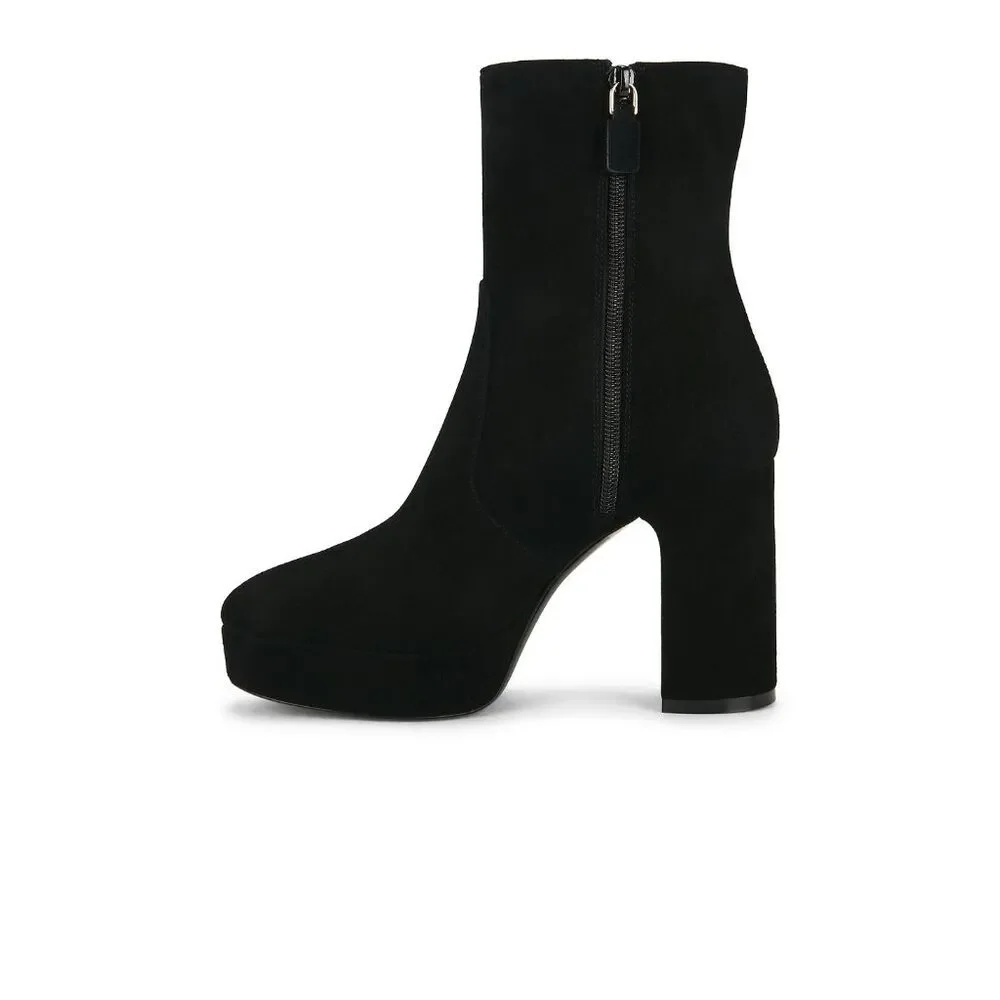 STUART WEITZMAN Dayna Platform Bootie In Black US 8B $650